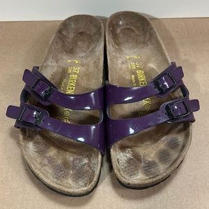 BIRKENSTOCK IBIZA Purple SANDALS 37- US 6-6.5
